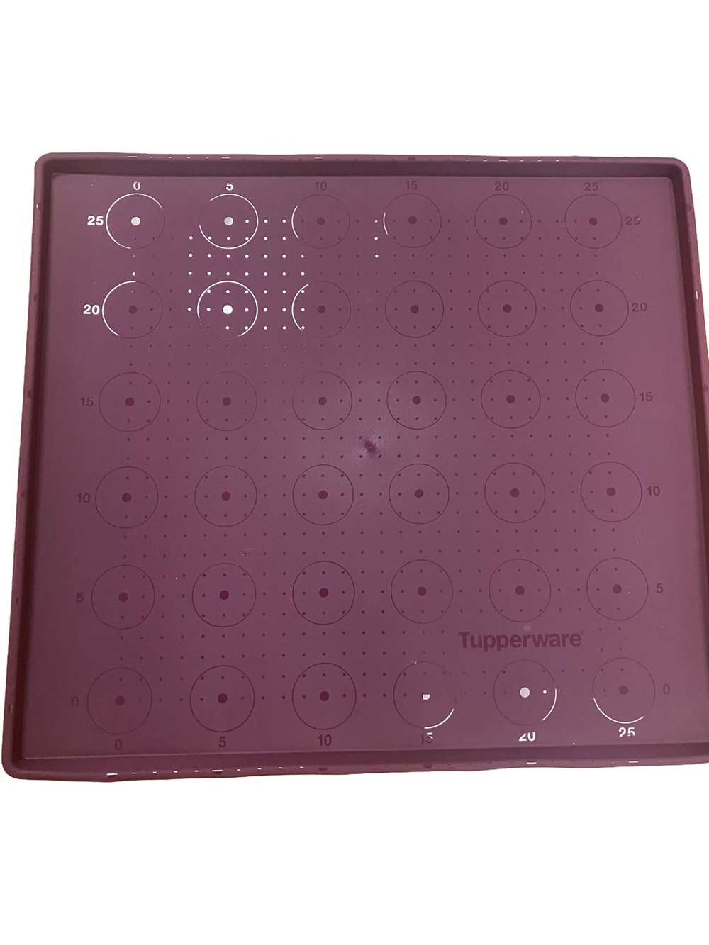 Tupperware Silicone
Baking Form sheet Purple 12x12 New